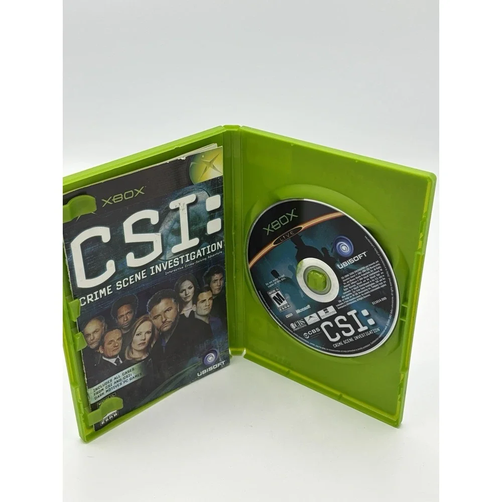 CSI: Crime Scene Investigation‎ Original Xbox Game CIB COMPLETE & TESTED